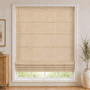 Custom Light Filtering Roman Shade color option Parchment (