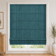 Custom Light Filtering Roman Shade color option Peacock (