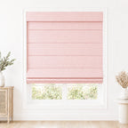 Custom Light Filtering Roman Shade color option Pink Lemonade (#1908-19) by Fredesigner
