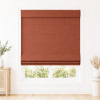 Custom Light Filtering Roman Shade color option Rust Brown (#1908-9) by Fredesigner