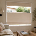 Custom Privacy Roman Shade in a real California family home by Fredesigner
