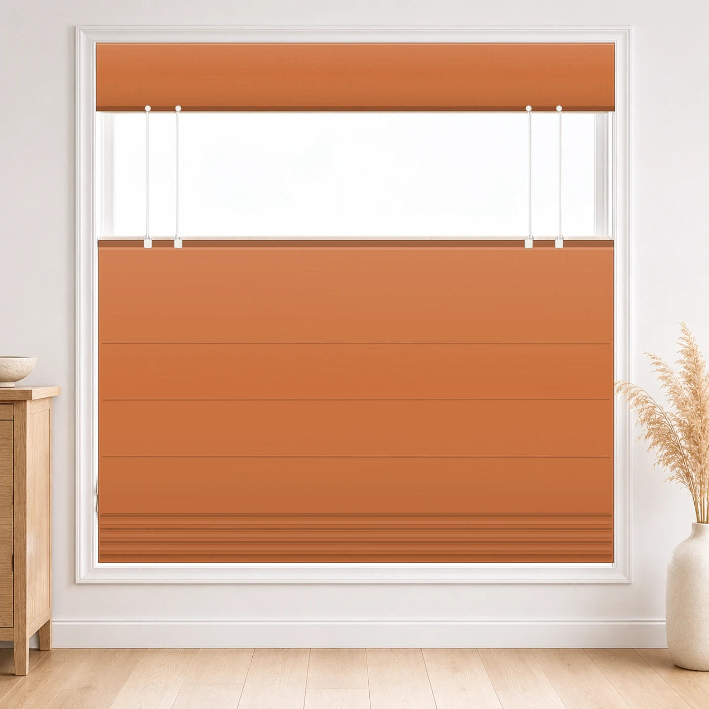 Custom Privacy Roman Shade color option Flame (#7084-2) by Fredesigner