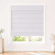 Jenna Linen Roman Shades & Blinds product color Frost(