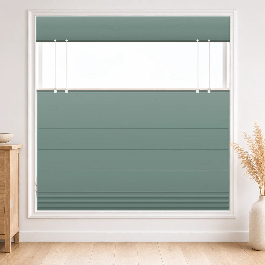 Custom Privacy Roman Shade color option Greenlake(#7084-24) by Fredesigner