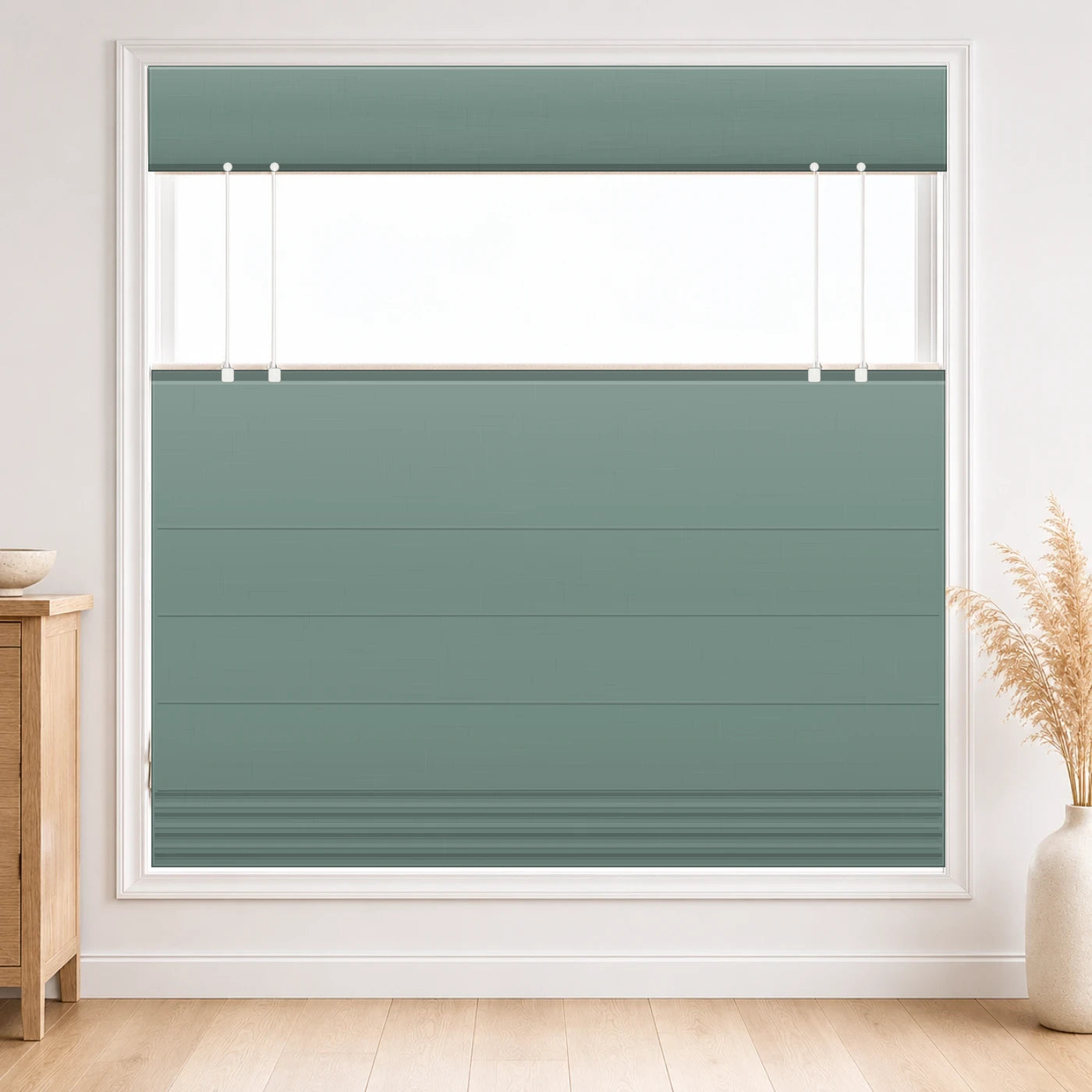 Custom Privacy Roman Shade color option Greenlake(#7084-24) by Fredesigner