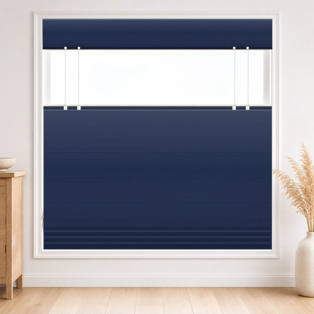 Custom Privacy Roman Shade color option Navy(#7084-40) by Fredesigner