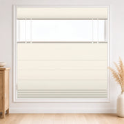 Custom Privacy Roman Shade color option Paper White(