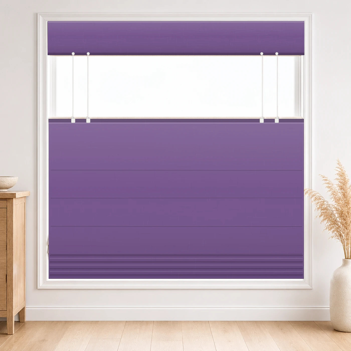 Custom Privacy Roman Shade color option Purple (#7084-38) by Fredesigner