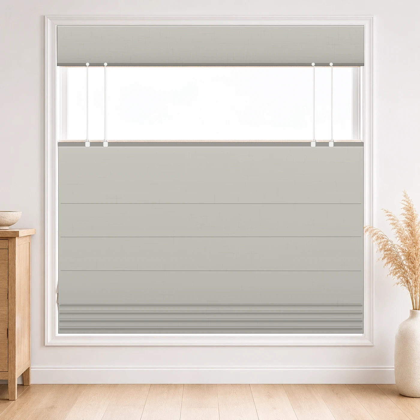 Custom Privacy Roman Shade color option Silver Birch (#7084-11) by Fredesigner