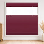 Custom Top Down Bottom Up Roman Shade color option Burgundy (#7084-55) by Fredesigner