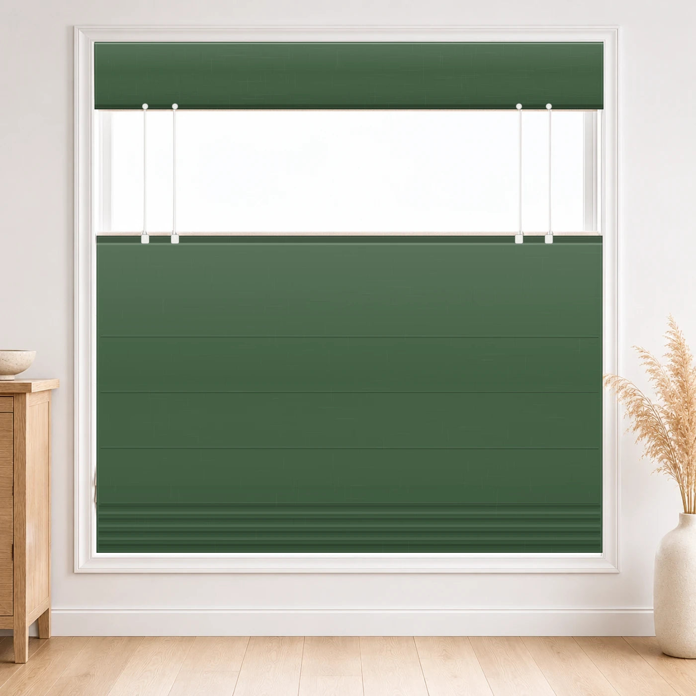 Custom Top Down Bottom Up Roman Shade color option Forrest (#7084-22) by Fredesigner