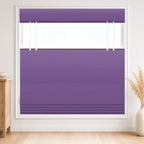 Custom Top Down Bottom Up Roman Shade color option Purple (#7084-38) by Fredesigner