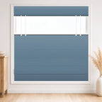 Custom Top Down Bottom Up Roman Shade color option Slate Blue (#7084-23) by Fredesigner