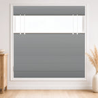 Custom Top Down Bottom Up Roman Shade color option Slate Gray (#7084-19) by Fredesigner