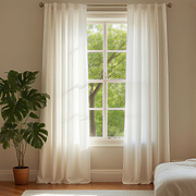 Damme Solid Sheer Curtain Soft Top