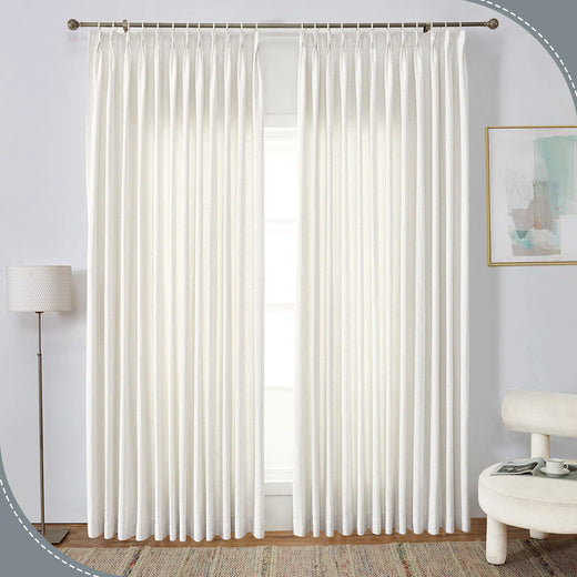Loft Curtain Extra Long Pleated Curtains Sedona custom curtain by Fredesigner