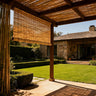 Outdoor Curtain Custom Roman Shades - Hundred - Fredesigner