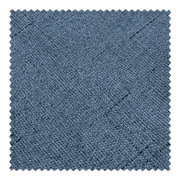 Deep Teal Blue faux linen blackout curtain fabric swatch