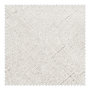 Ivory White faux linen blackout curtain fabric swatch