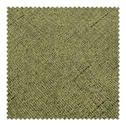 Olive Green faux linen blackout curtain fabric swatch
