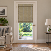 Custom Orelle French Door Bamboo Shades - Ivy Tawny browser generated product photo by Fredesigner