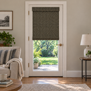 Custom Orelle French Door Bamboo Shades - Ivy Moss browser generated product photo by Fredesigner