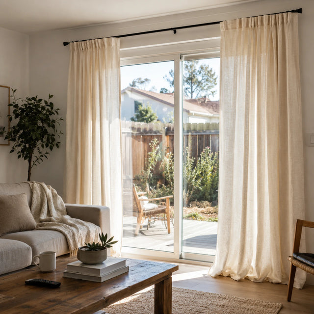 Fredesigner homepage first image - Pleated Curtains Drapery Sedge