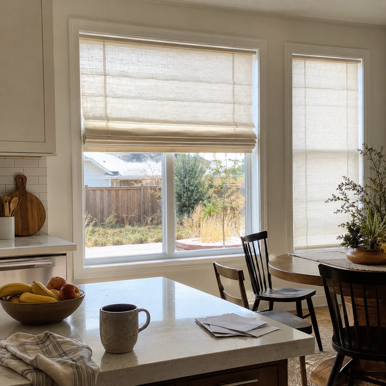 Fredesigner homepage first image - Light Filtering Roman Shades