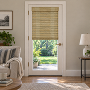 Custom Auvia French Door Bamboo Shades - Nomi Tree Bark browser generated product photo by Fredesigner