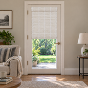 Custom Orelle French Door Bamboo Shades - Ivy Off White browser generated product photo by Fredesigner