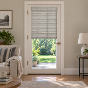 Custom Velune French Door Bamboo Shades - Willow W0710 browser generated product photo by Fredesigner