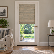 Custom Velune French Door Bamboo Shades - Willow W072 browser generated product photo by Fredesigner