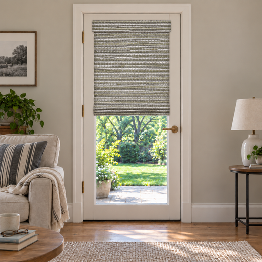 Custom Velune French Door Bamboo Shades - W07-5 browser generated product photo by Fredesigner