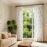 floral print curtains