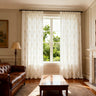 floral print drapes