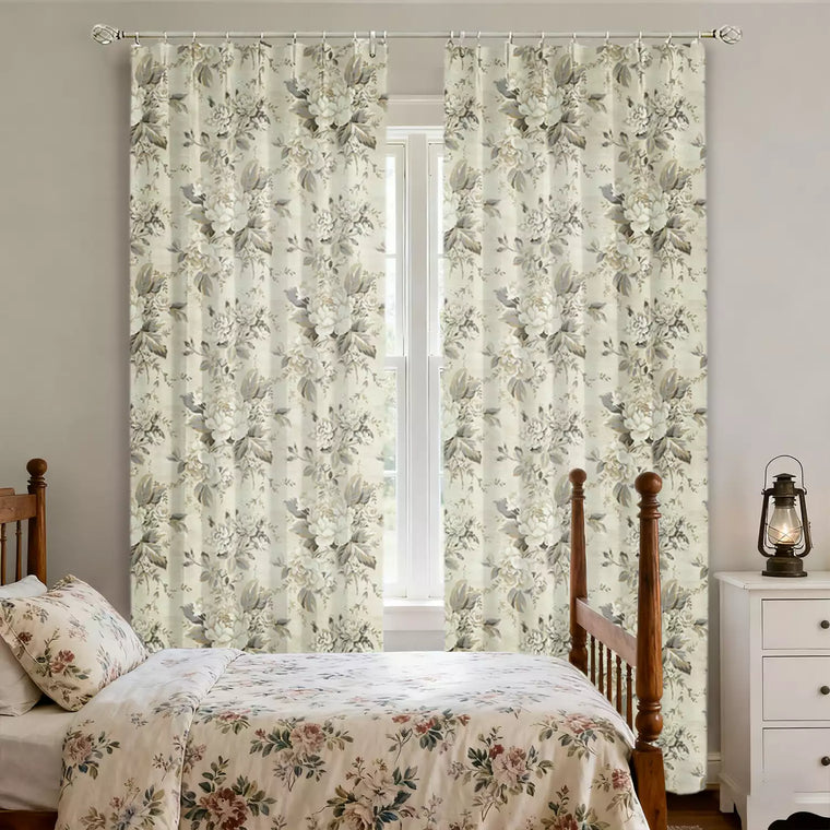 flower bedroom curtains