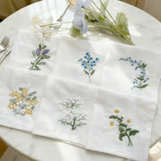 Embroidery Napkin with Hemstitched Border - Fredesigner