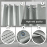 Custom Grey Curtain 100% Blackout Drapes custom curtain by Fredesigner