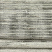 Close-up of the D3902 pale gray fine horizontal weave on the folds of a woven Roman shade
