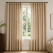 Print Drapery Panels Custom Printed Amaran - Beige browser generated product photo