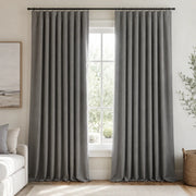 Print Curtains for Living Room Curtains with Prints Tiana - Gray browser generated product photo