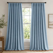 Print Drapery Panels Custom Printed Amaran - Light blue browser generated product photo