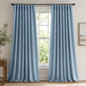 Flower Bedroom Curtains with Flowers Peony - Light blue browser generated product photo