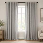 Print Drapery Panels Custom Printed Amaran - Light grey browser generated product photo