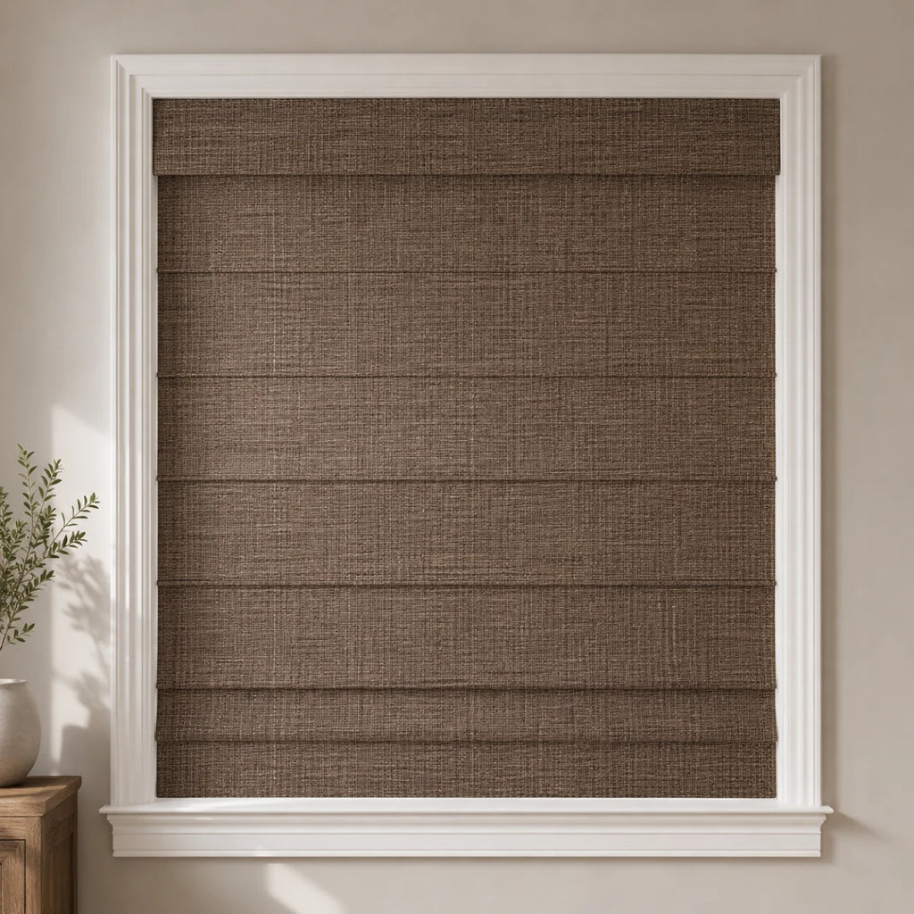 Bamboo Roman Shade - Steppe - DP60-23 browser generated product photo