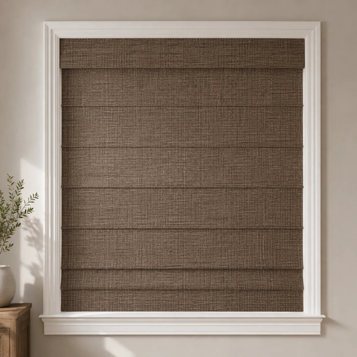 Bamboo Roman Shade - Steppe - DP60-23 browser generated product photo