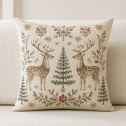 Linen Christmas Pillow Covers - Style 6 browser generated product photo