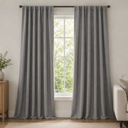 Striped drapery panels striped curtains Willow - Gray browser generated product photo