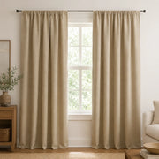Striped drapery panels striped curtains Willow - Light khaki browser generated product photo