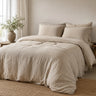3-Pieces All Season Luxury Bedding Set - Natural browser generated product photo